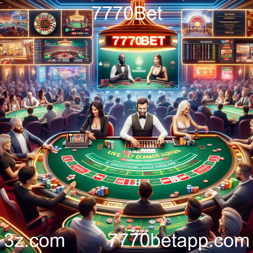 Experimente o Cassino Ao Vivo na 7770Bet